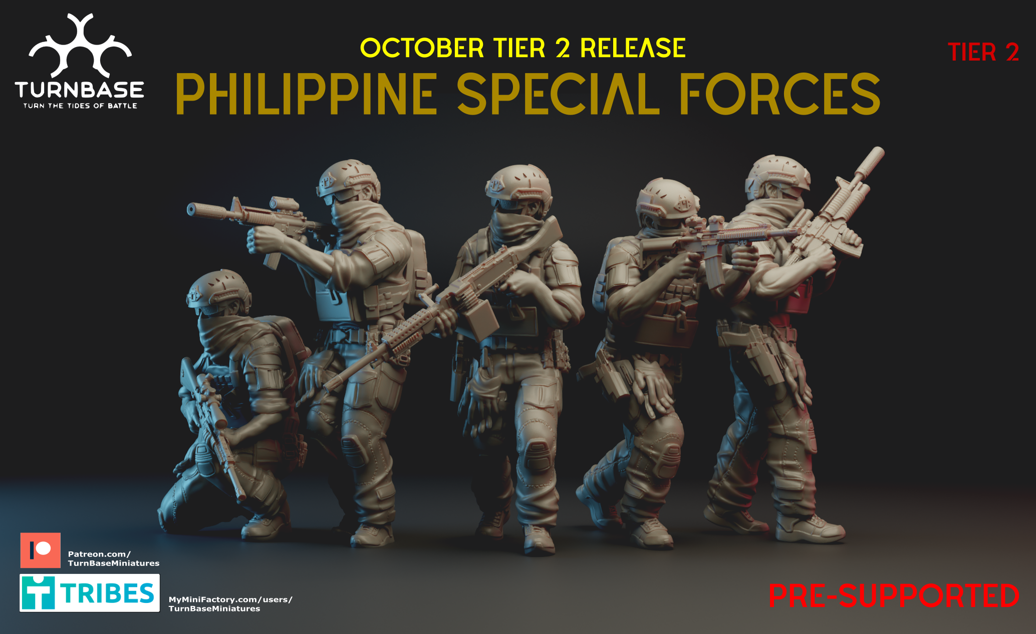 Turnbase Miniatures: Philippine Special Forces